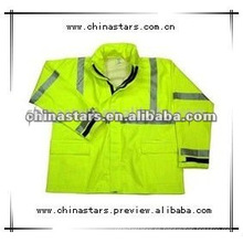 Chaqueta de seguridad reflectante de alta visibilidad